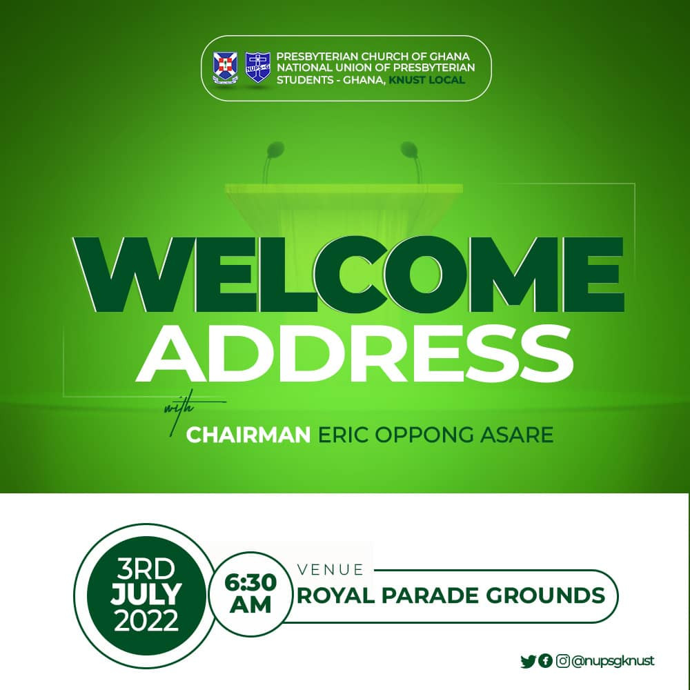 Welcome Address(by Chairman Eric O. Asare) - 22’